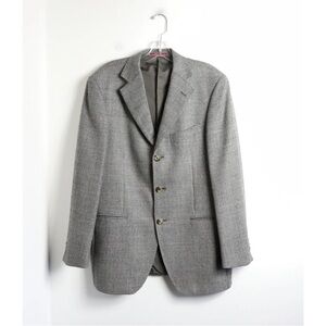 Pal Zileri men’s blazer suit jacket classic grey wool blend autumn fall lined 42